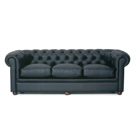 Sofas CAPITONE CHESTER S SIMIL PIEL 3 PLAZAS