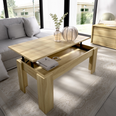 Mesa centro elevable 100x55 Duo 47