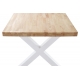 Mesa comedor fija X-Loft 160 roble nordish/blanco