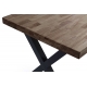 Mesa comedor fija X-Loft 140 roble american/negro