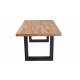 Mesa comedor fija Loft roble nordish/negro