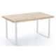 Mesa comedor extensible Natural roble nordish/blanco