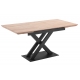 Mesa comedor extensible Victory roble/negro