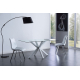 Mesa comedor fija Cross blanco