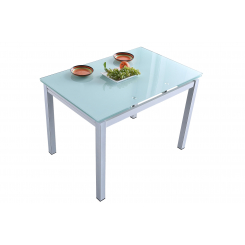 Mesa comedor extensible Milán blanco