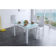 Mesa comedor extensible Milán blanco