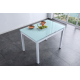 Mesa comedor extensible Milán blanco
