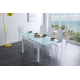 Mesa comedor extensible Milán blanco