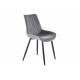 Silla comedor Swift velvet gris
