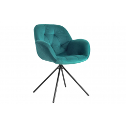 Silla comedor / butaca Belfast velvet verde