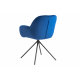 Silla comedor / butaca Belfast velvet azul