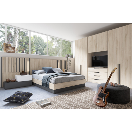 Dormitorio Moderno F440-MS02