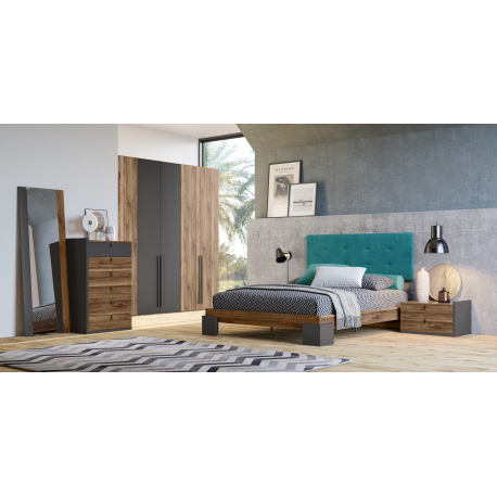 Dormitorio Moderno F440-MS14