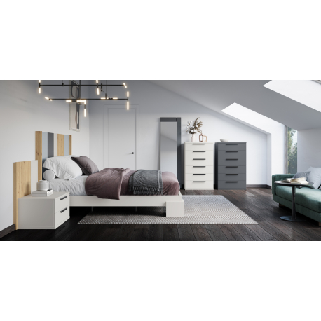 Dormitorio Moderno F440-MS16