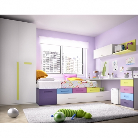 Dormitorio juvenil Compactos JUVENIL 101