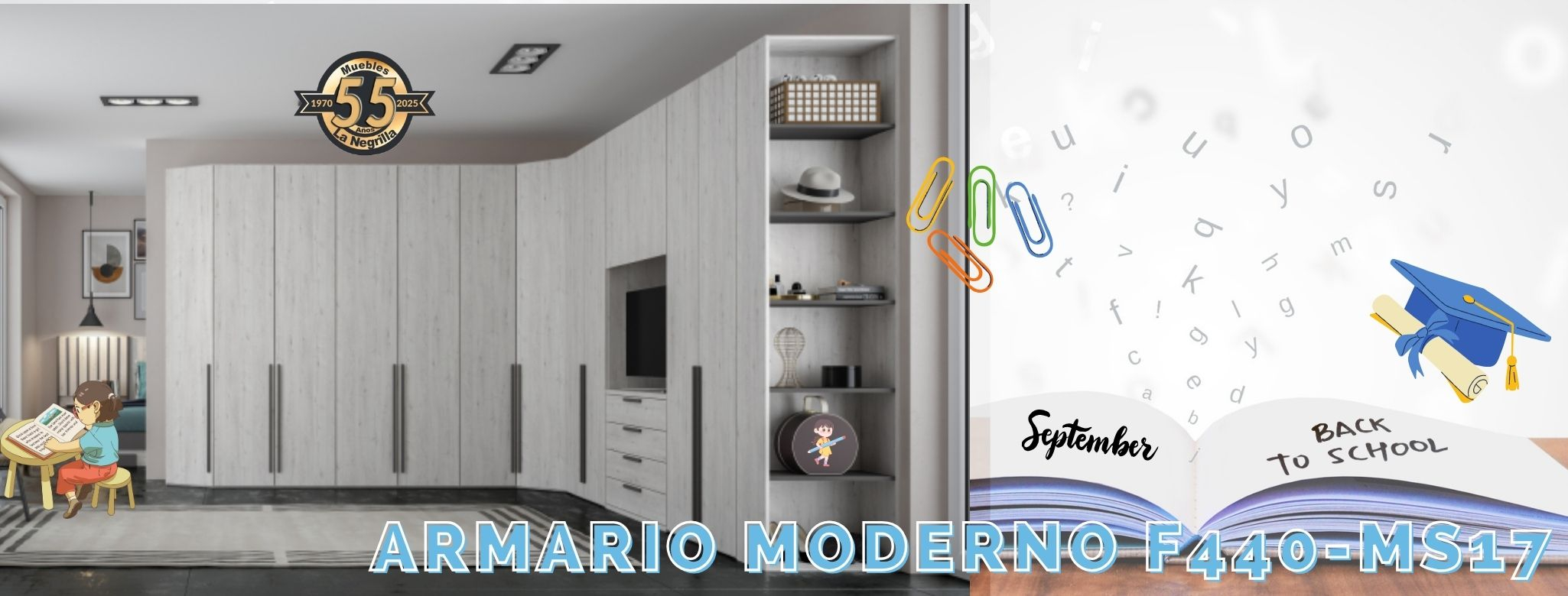 Armario Moderno F440-MS17