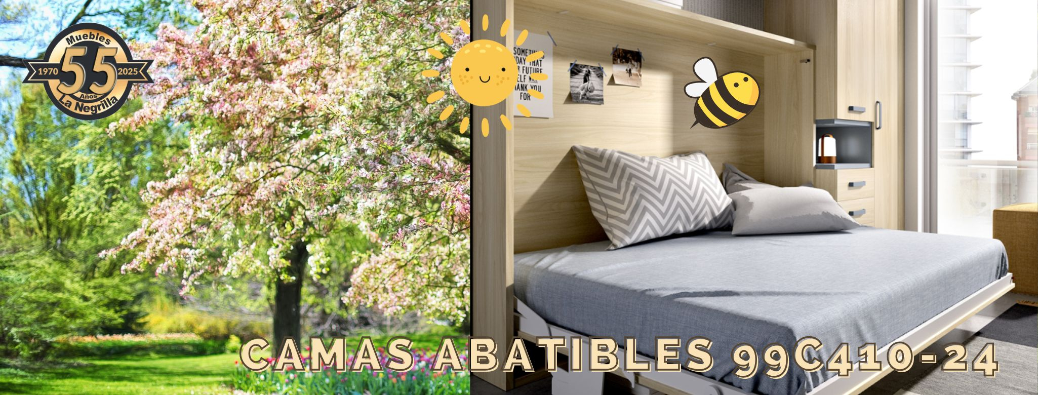 Camas abatibles 99C410-24