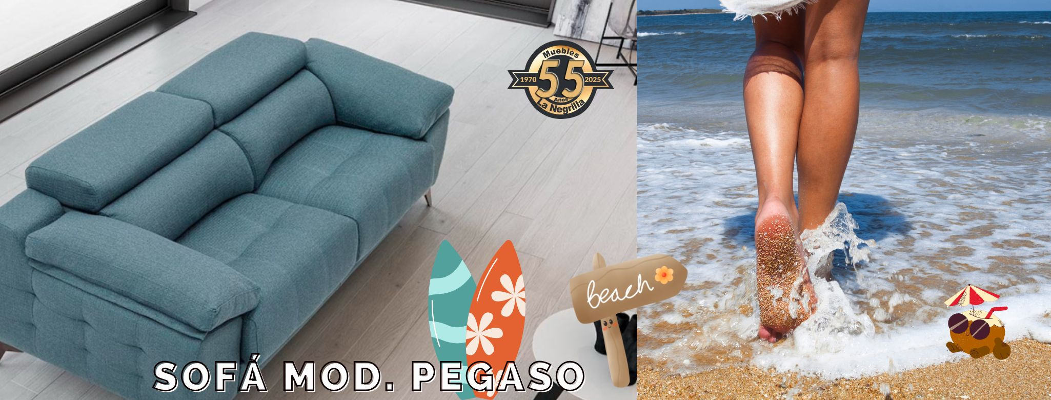 Sof&aacute; Mod. Pegaso