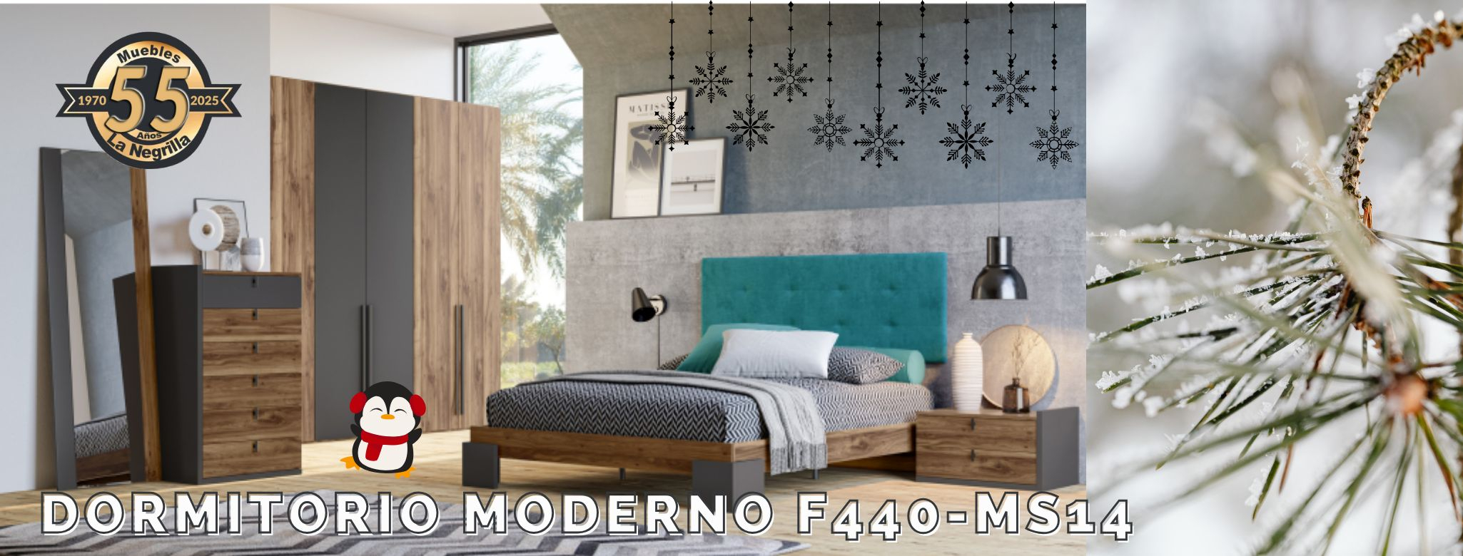 Dormitorio Moderno F440-MS14